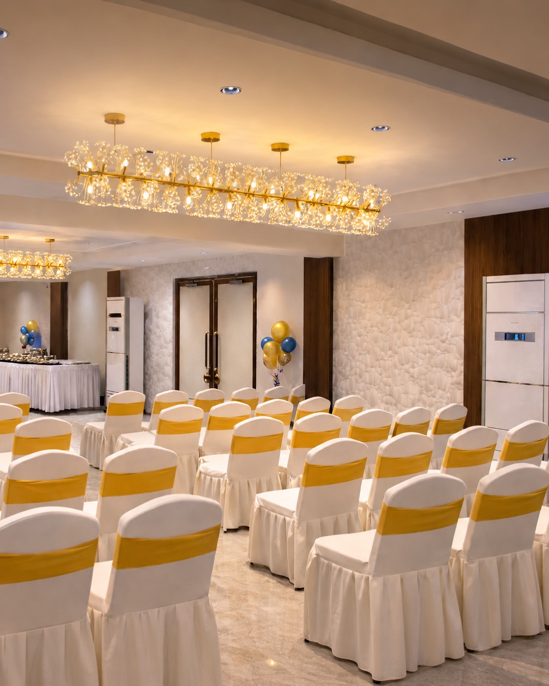 Inside the Taara banquet hall