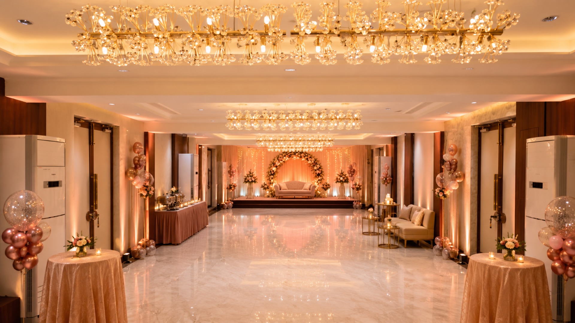 Taara Hotel banquet hall